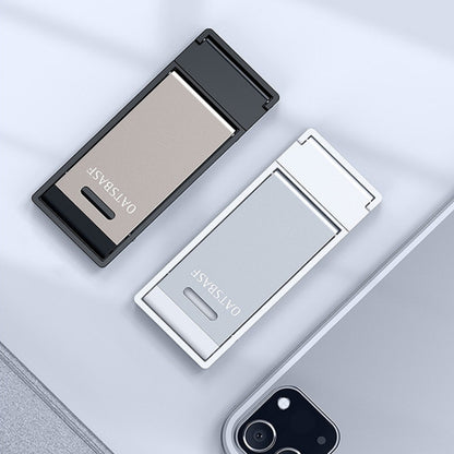 Oatsbasf 03637 Aluminum Alloy Mobile Phone Bracket Desktop Folding Portable Metal Rack(White) - free shipping - PMC Jewellery - Order now!