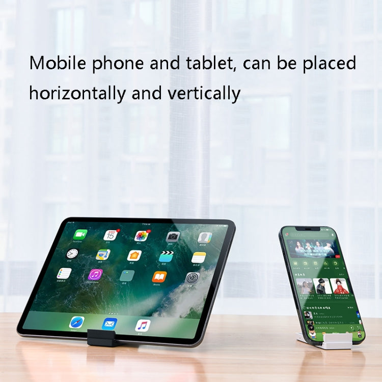 Oatsbasf 03637 Aluminum Alloy Mobile Phone Bracket Desktop Folding Portable Metal Rack(Black) - free shipping - PMC Jewellery - Order now!