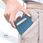 Oatsbasf 03654 Mini Mobile Phone Holder Back Sticker Portable Folding Desktop Multifunctional Magnetic Stand(Grey)