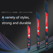 S922EF BOSWEI Hardcore Reciprocating Saw Strip Fine Teeth Saber Saw Blade Metal Plastic Wood Bimetal Curve Saw Blade