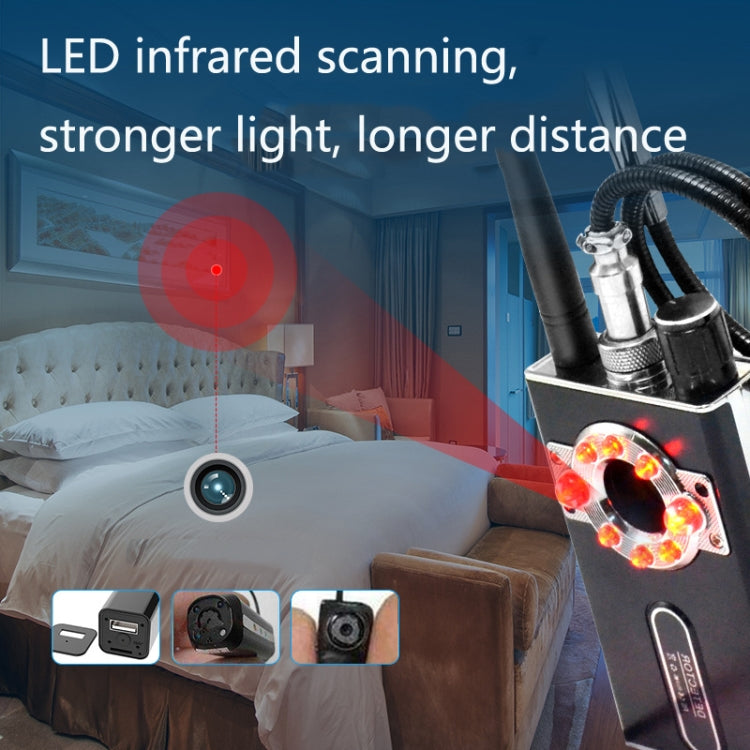 K88 Signal Detector Anti-Stealing Anti-Stealing GPS Scan Detector Defense Tracking Camera Detector - RF Signal Detector by PMC TechLife | Online Shopping South Africa | PMC TechLife