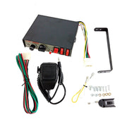 200W 12/24V Car Alert Host With Shoutlers 9 Sound Car Alarm Speaker
