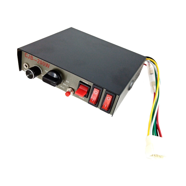 200W 12/24V Car Alert Host With Shoutlers 9 Sound Car Alarm Speaker - Security Alarm System by PMC TechLife | Online Shopping South Africa | PMC TechLife