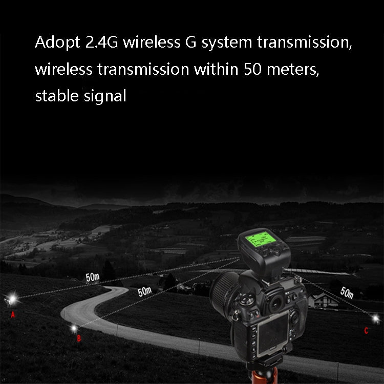TRIOPO G1 Remote Control TTL Wireless Trigger 2.4GHz Wireless Transmitter For Canon / Nikon Camera(Black) - free shipping - PMC Jewellery - Order now!