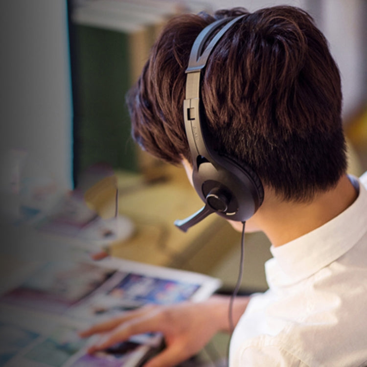 Edifier K800 Desktop Computer Gaming Headset with Microphone, Cable Length: 2m, Style:Single Hole - free shipping - PMC Jewellery - Order now!