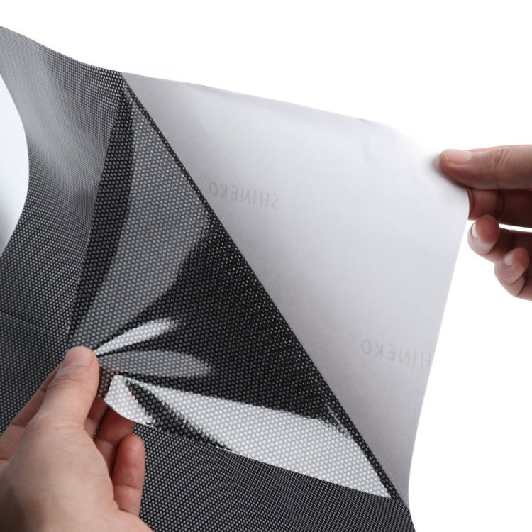 Car Electrostatic Sunshade Stickers Window Glass Sunscreen Heat Insulation Stickers Taiwanese Point Hole Film(120 x 60cm) - Decorative Sticker by PMC TechLife | Online Shopping South Africa | PMC TechLife