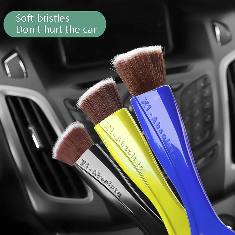 Car Air-Conditioned Air Outlet Cleaning Brush Car Interior Cleaning Tool Dust  Soft Hair Brush(Black) - Car Washer & Accessories by PMC TechLife | Online Shopping South Africa | PMC TechLife | Buy Now Pay Later Mobicred