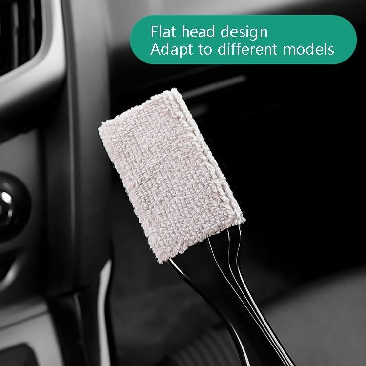 Car Air-Conditioned Air Outlet Cleaning Brush Car Interior Cleaning Tool Dust  Soft Hair Brush(Black) - Car Washer & Accessories by PMC TechLife | Online Shopping South Africa | PMC TechLife | Buy Now Pay Later Mobicred
