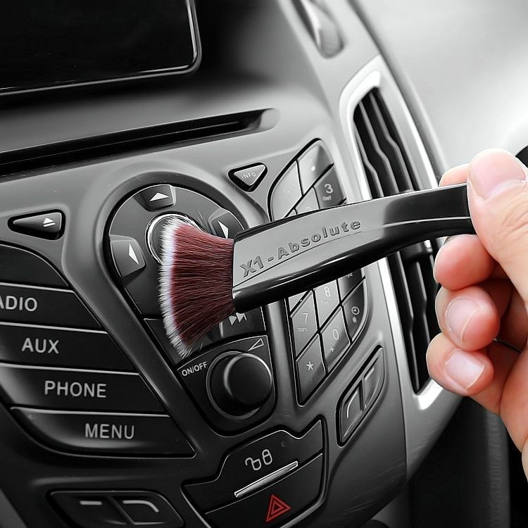 Car Air-Conditioned Air Outlet Cleaning Brush Car Interior Cleaning Tool Dust  Soft Hair Brush(Black) - Car Washer & Accessories by PMC TechLife | Online Shopping South Africa | PMC TechLife | Buy Now Pay Later Mobicred