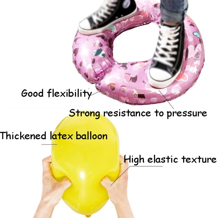 10 PCS Space Aluminum Film Balloon Children Decorate Birthday Party Decoration Balloons,Style: Retro Plane