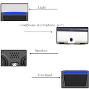 Bluetooth Wireless Six-Axis Programmable Dual-Vibration Gamepad For PS4(Red)