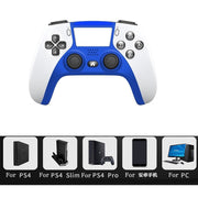 Bluetooth Wireless Six-Axis Programmable Dual-Vibration Gamepad For PS4(Red)