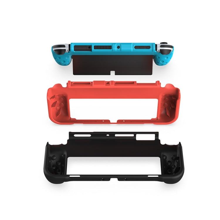 DOBE TNS-1142 Anti-Slip Anti-Fall Game Console Soft Shell Protective Cover For Nintendo Switch OLED(Red) - Cases by DOBE | Online Shopping South Africa | PMC Jewellery | Buy Now Pay Later Mobicred