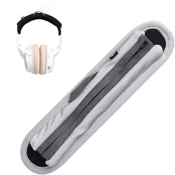 10 PCS G12S Headset Earphone Protection Cover Neoprene Head Beam Protection Pad(Large-Gray)