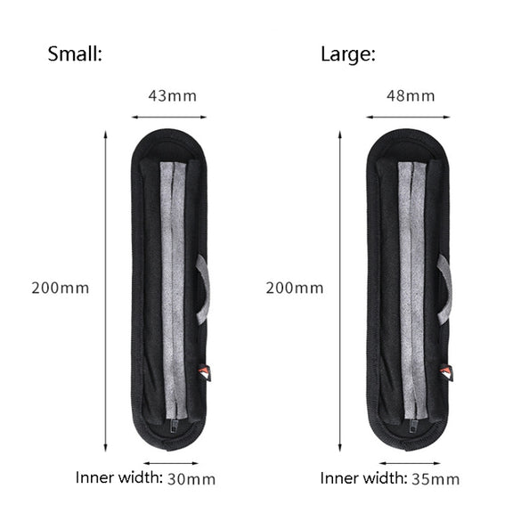 10 PCS G12S Headset Earphone Protection Cover Neoprene Head Beam Protection Pad(Large-Coffee)