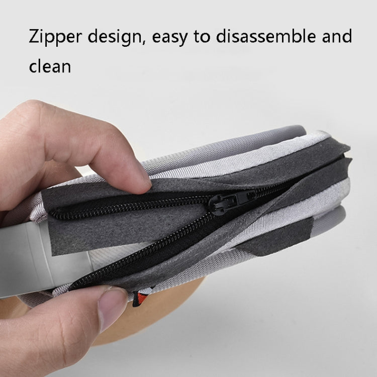 10 PCS G12S Headset Earphone Protection Cover Neoprene Head Beam Protection Pad(Large-Gray) - Earmuff & Pad by PMC TechLife | Online Shopping South Africa | PMC TechLife