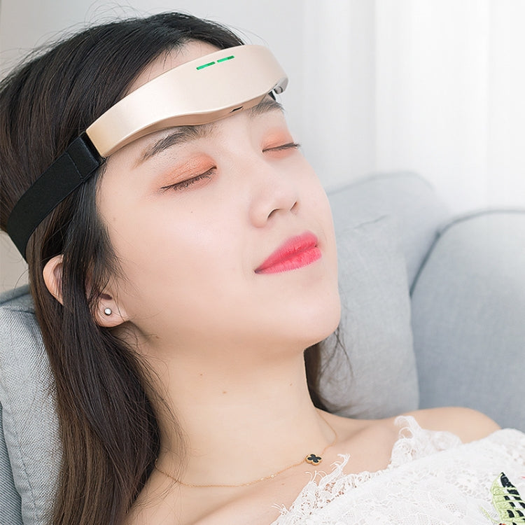 Head Massager Wireless Micro Current Intelligent EMS Sleeper(Gold) - Massage & Relaxation by PMC TechLife | Online Shopping South Africa | PMC TechLife