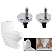1 Pair 3903 Zinc Alloy Toilet Seat Hinge Installation Nut Quick Release Installation Screw(Toilet Cover Accessories)