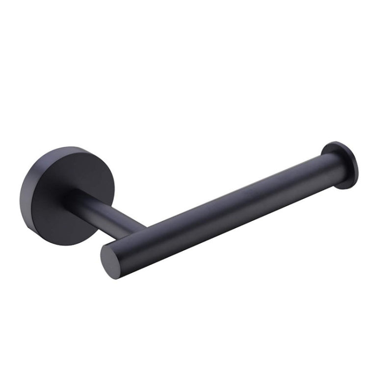 304 Stainless Steel With Grooved Bathroom Pendant Bathroom Shelf,Style: Black Paper Towel HolderA - Shelves by PMC TechLife | Online Shopping South Africa | PMC TechLife