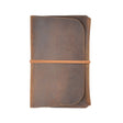 Crazy Horse Skin  Passport Bag Document Holder Retro Boarding Pass Wallet Card Holder(Brown) - Card & Passport Bags by PMC TechLife | Online Shopping South Africa | PMC TechLife | Buy Now Pay Later Mobicred