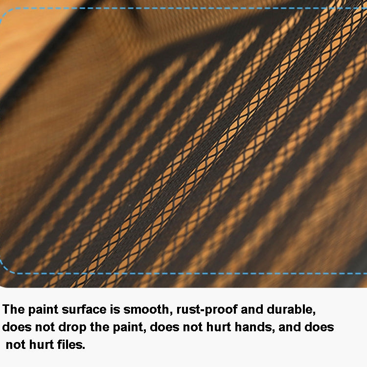 Net-Shaped File Rack Data Storage Frame Storage Rack Metal File Management Rack,Style: Four-layer - File Folder by PMC TechLife | Online Shopping South Africa | PMC TechLife