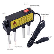 2 PCS Household Electrolyzer Test Electrolysis Water Tools Water Purity Level Meter PH Testing Tool Water Quality Tester(EU Plug)