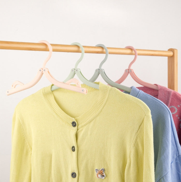 3pcs Portable Travel Folding Hanger Multi-Function Plastic Drying Rack(Green) - Shelf & Hooks by PMC TechLife | Online Shopping South Africa | PMC TechLife