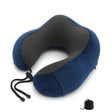 Magnetic Memory Foam U-shaped Pillow Suitable for Travel Solid Pillows(Navy blue) - free shipping - PMC TechLife - Order now!