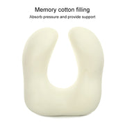 Magnetic Memory Foam U-shaped Pillow Suitable for Travel Solid Pillows(Navy blue)