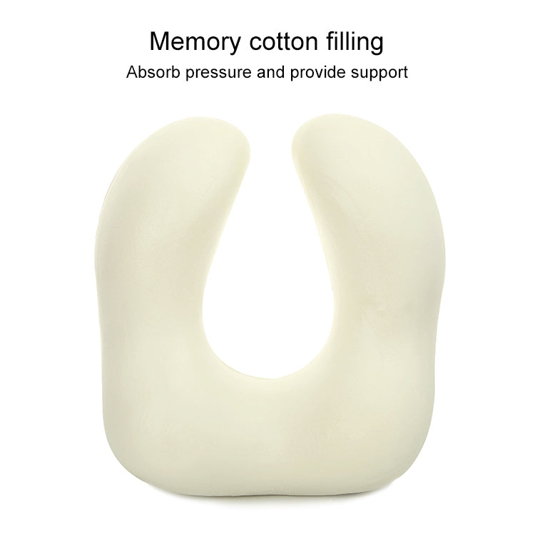 Magnetic Memory Foam U-shaped Pillow Suitable for Travel Solid Pillows(Navy blue)