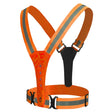 LED Reflective Vest High Stretch Outdoor Reflective Vest Traffic Safety Reflective Clothing(Orange) - Reflective Safety Clothing by PMC TechLife | Online Shopping South Africa | PMC TechLife | Buy Now Pay Later Mobicred