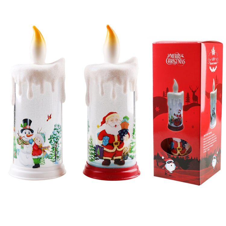Christmas Decoration Night Light LED Simulation Flame Candle Light(B-Santa Claus) - Decoration Lamps by PMC TechLife | Online Shopping South Africa | PMC TechLife