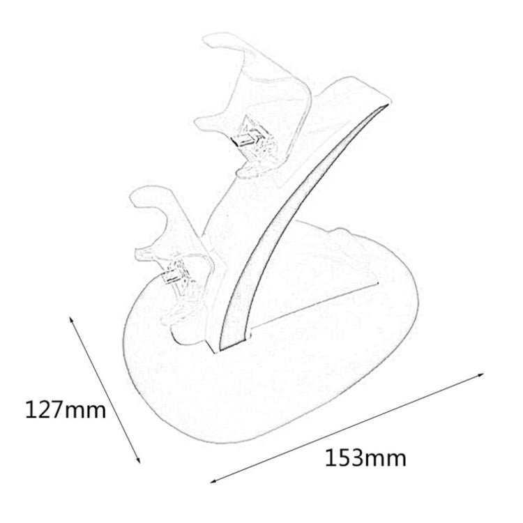 IPLAY LED Micro Dual Controller Holder Charger 2 LED Micro USB Handle Fast Charging Dock Station Stand Charger for Xbox One Controller - Charger & Power by IPLAY | Online Shopping South Africa | PMC TechLife