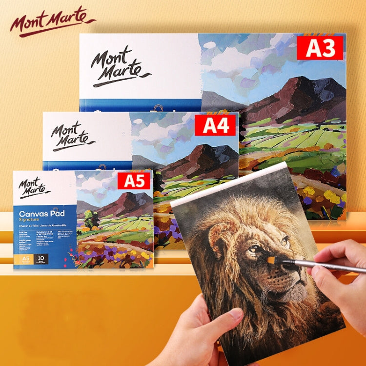 10 Sheet/pack Oil Acrylic Painting Canvas Pad Paper Book Painting Canvas Paper(A5) - Art Supplies by PMC TechLife | Online Shopping South Africa | PMC TechLife