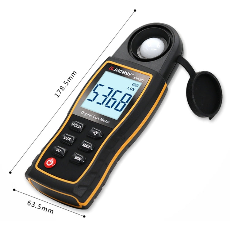 SNDWAY SW582 Handheld Digital Illuminance Meter High-Precision Digital Light Meter(SW582) - free shipping - PMC TechLife - Order now!