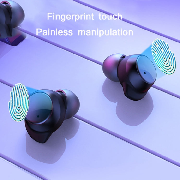 TWS-24 Bluetooth 5.0 Wireless Noise Cancelling Waterproof Touch Control Mini Earphone Support Voice Assistant(Gray) - TWS Earphone by PMC TechLife | Online Shopping South Africa | PMC TechLife