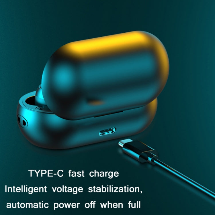 TWS-22 Bluetooth 5.0 In-Ear Sports Waterproof Noise Cancelling Touch Control Mini Headphones(Pink) - TWS Earphone by PMC TechLife | Online Shopping South Africa | PMC TechLife