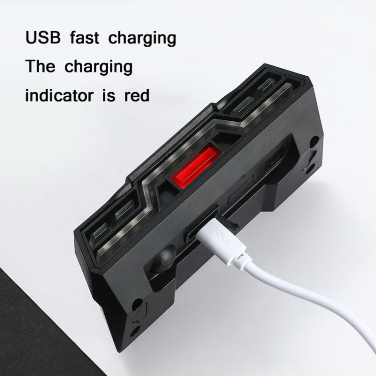 WEST BIKING Mountain Bike Wireless Remote Control USB Charging Riding Warning Turning Light(Remote Steering Taillight)