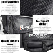 GHOST RACING GR-CWB04 Motorcycle Riding Bag Locomotive Back Bag(Black)