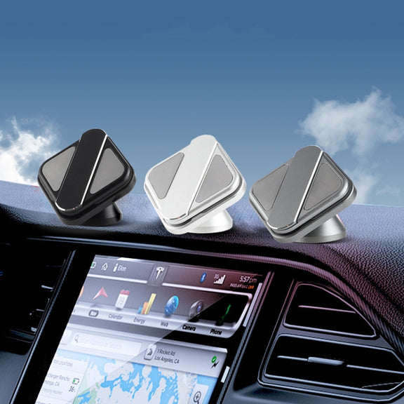 Aluminum Alloy Car Mobile Phone Bracket Portable Phone Desktop Folding Frame(Grey)
