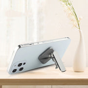 Aluminum Alloy Car Mobile Phone Bracket Portable Phone Desktop Folding Frame(Grey)