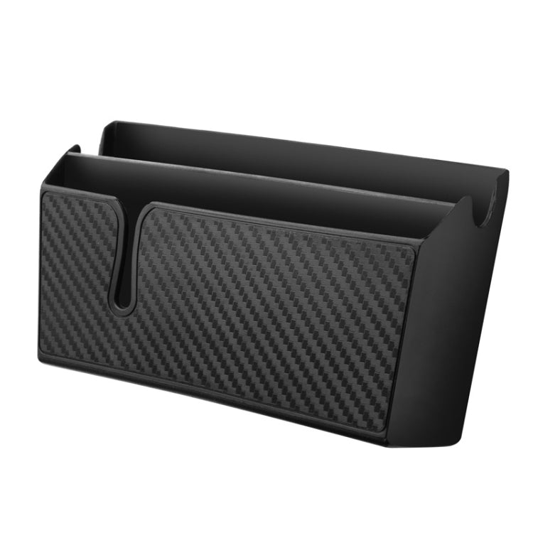 DM-020 Car Sticky Carbon Fiber Storage Bag Car Mobile Phone Storage Box Large - free shipping - PMC TechLife - Order now!