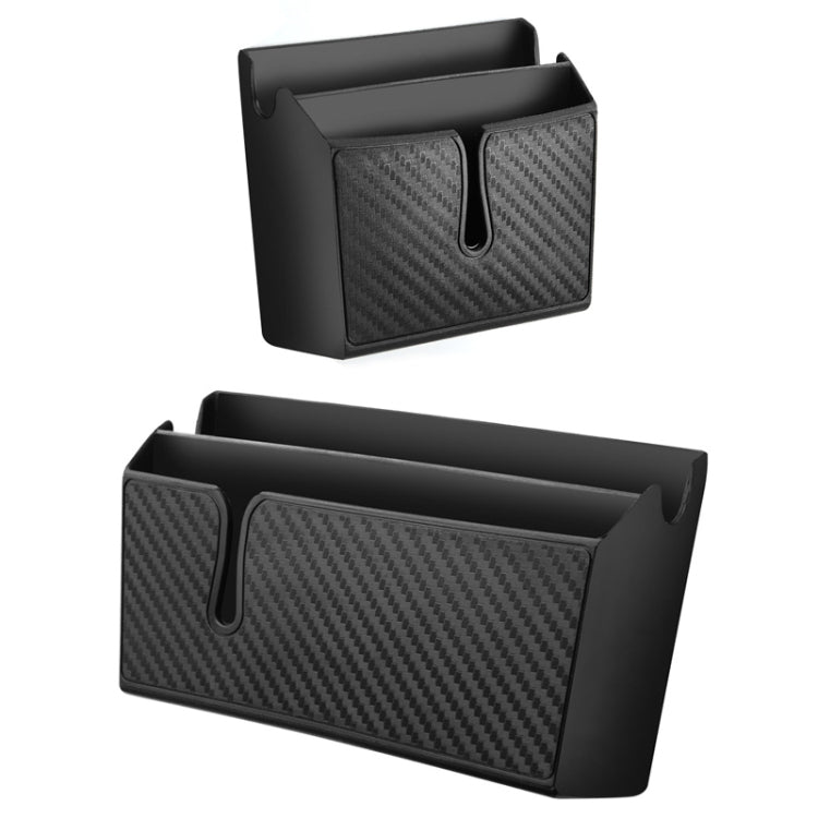 DM-020 Car Sticky Carbon Fiber Storage Bag Car Mobile Phone Storage Box Large - free shipping - PMC Jewellery - Order now!