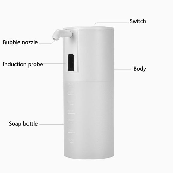 GM-TP-2011-A Automatic Induction Foam Hand Washing Machine Portable Infrared Induction Soap Dispenser(White)