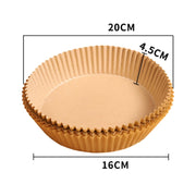 100 PCS XYZ Boxed Oil-Proof And High-Temperature Baking Paper(Yellow)