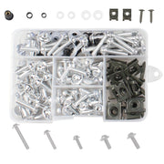 177 PCS/ Box Motorcycle Modification Accessories Windshield Cover Set Screw(Silver)