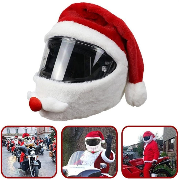 Motorcycle Helmet Christmas Hat Outdoor Crazy Funny Santa Helmet Cover - Wearable Decoration by PMC TechLife | Online Shopping South Africa | PMC TechLife