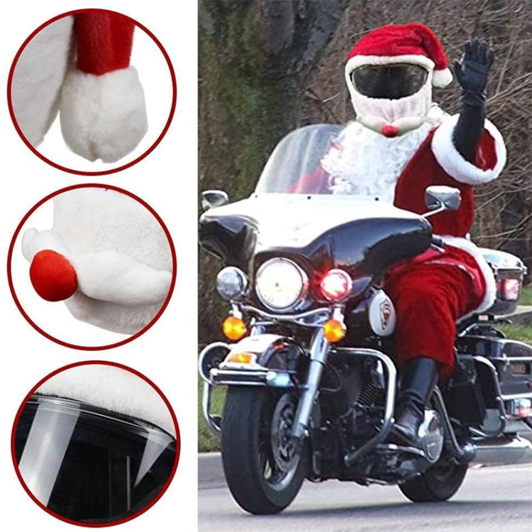 Motorcycle Helmet Christmas Hat Outdoor Crazy Funny Santa Helmet Cover - Wearable Decoration by PMC TechLife | Online Shopping South Africa | PMC TechLife