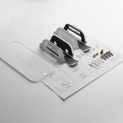 Multi-Function Tablet Bracket Router Desktop Wall Storage Bracket For Mac Mini(Transparent)
