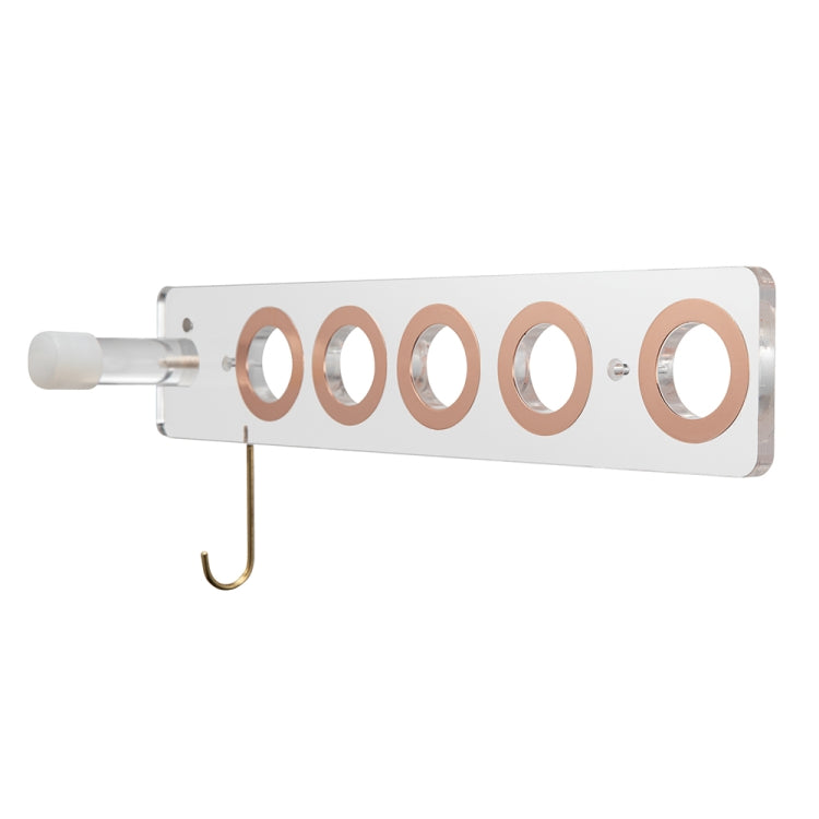 JD01 Punch-Free Hange Acrylic Hair Dryer Storage Bracket For Dyson Hair Dryer(Transparent)